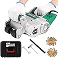 Huanyu Electric Wall Chaser Upgraded 25mm+35mm Blades 1 time Molding Wall Groove Cutting Machine No Dust Operation Wall Slotting Machine Cement Sand Brick Cutter Carry Box 110V (25+35mm)