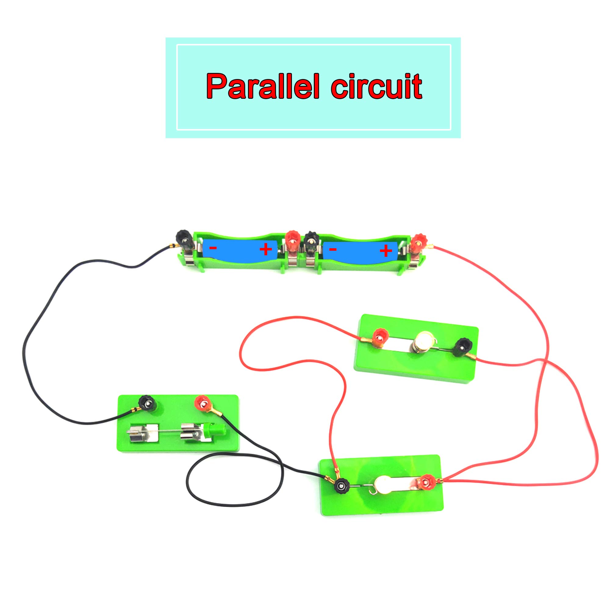 EUDAX Physics Science Lab Learning Circuit kit,Electricity Experiment Set,Building Circuits for Student Junior Senior High School Students (Basic kit)