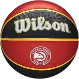 Wilson NBA Team Tribute Basketball Atlanta Hawks Size 7 Outdoor Rubber