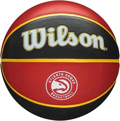 Wilson NBA Team Tribute Basketball Atlanta Hawks Size 7 Outdoor Rubber