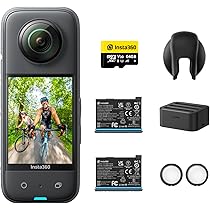 Insta360 X3 Battery Bundle - Waterproof 360 Camera with 1/2