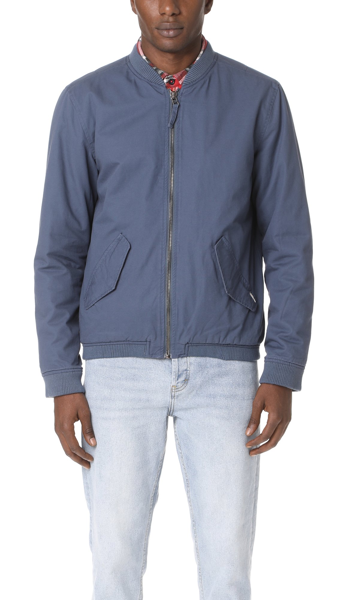 RVCA Men's All City Bomber Cotton Lightweight Jacket