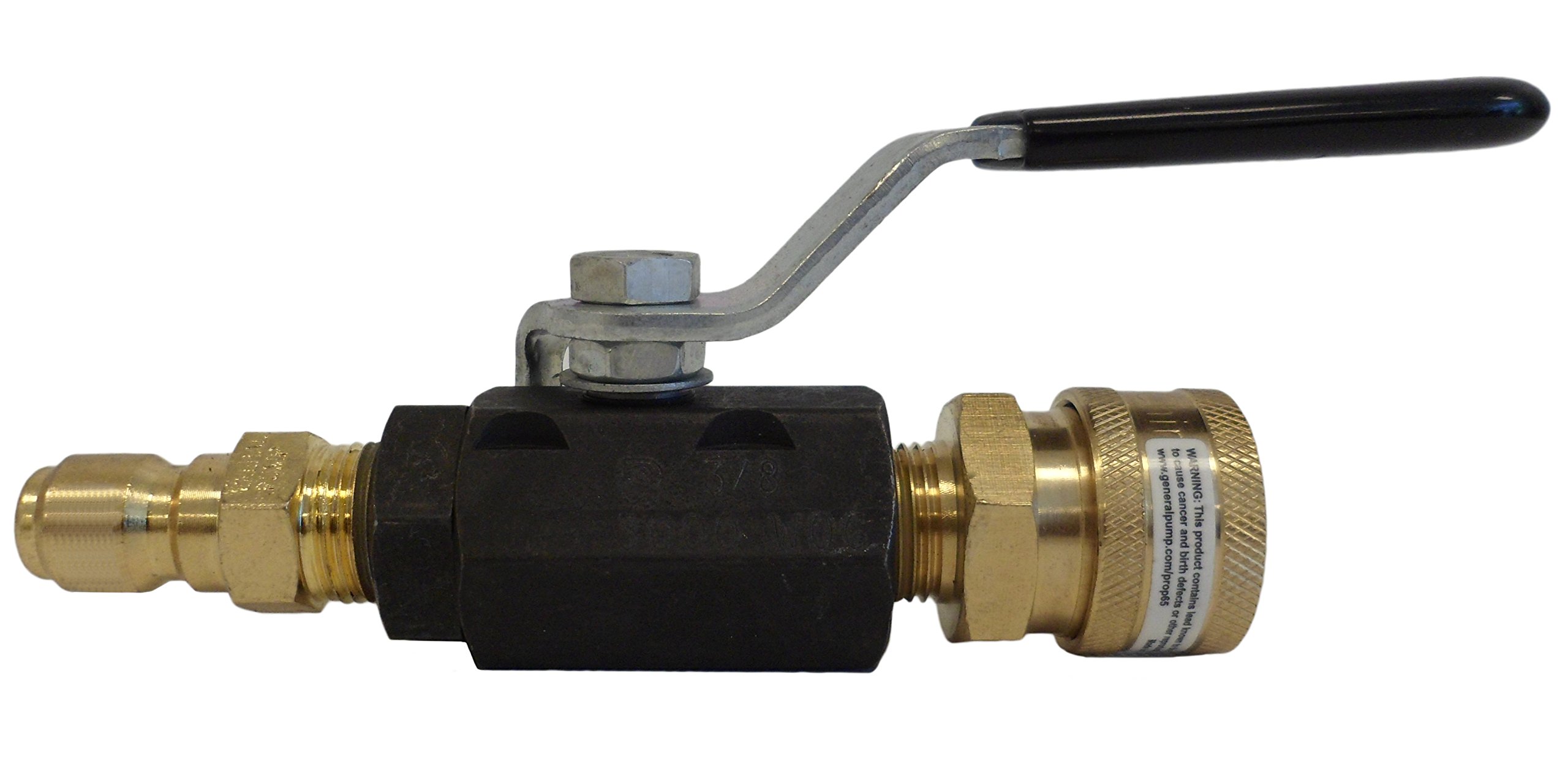 Ultimate Washer ABV038 Power Washer Ball Valve Kit 3/8Inch Male Plug