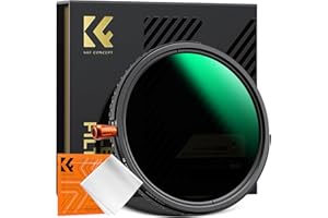 K&F CONCEPT 82mm 3-in-1 Lens Filter, Black Diffusion 1/4 & Variable ND2-ND32(1-5 Stops) & CPL 3 Functions in 1 Filter (Nano-X