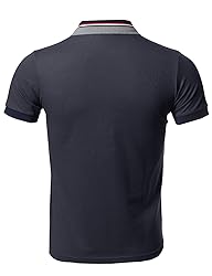 Xpril Solid Basic Short Sleeve Pique Knit Polo