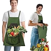 Floradrift Gardening Apron,Canvas Garden Apron with Pockets for Women and Men,Harvest Apron,Gifts for Gardeners