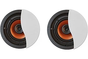 Klipsch High-Performance CDT-3650-C II in-Ceiling Loudspeaker Two-Pack for Custom Installation