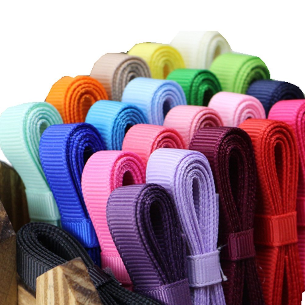 Rimobul 6mm Grosgrain Ribbon Collection 22 Colors - 1 Yard Per Color