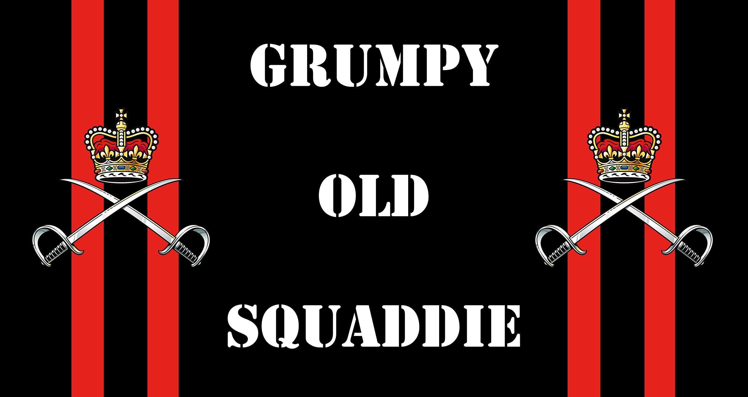 Royal Army Physical Training Corps Grumpy Old SQUADDIE Rubber BAR MAT Runner Army Military Veteran