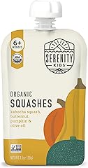 Serenity Kids 6+ Months Organic Veggie Puree Baby Food Pouches - Baby Food without Added Sugar - Allergen-Free Savory Toddler