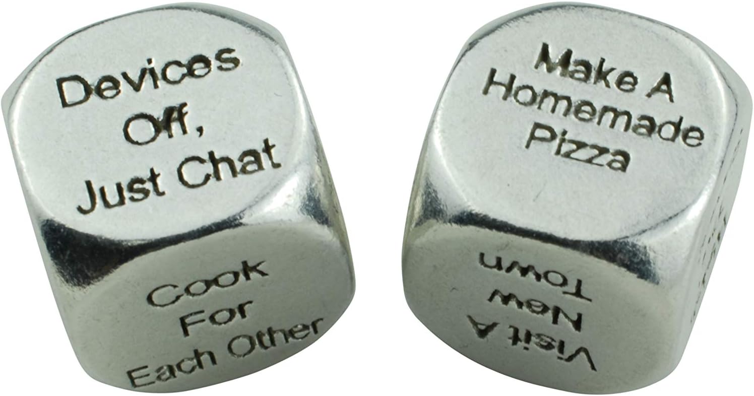 1 Year Anniversary Metal Date Dice Create a Unique 1st Anniversary Date Idea, Small - Image 5