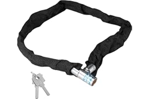 Acooruiteng Bike Lock Bicycle Lock Heavy Duty Bike Locks Chain Lock Bike Chain Lock Bicycle Locks Chain Motorbike Lock with 2