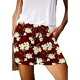 Angerella Womens Shorts with Pockets Summer Casual Shorts for Women Comfy Elastic Waist Lightweight Short Pants
