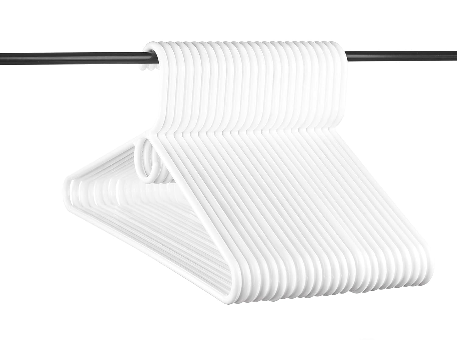 Neaties USA Made Heavy Duty White Plastic Hangers, 24pk eBay