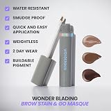 Wonderskin Wonder Blading Brow Stain & Go Brunette Tint Masque view 3