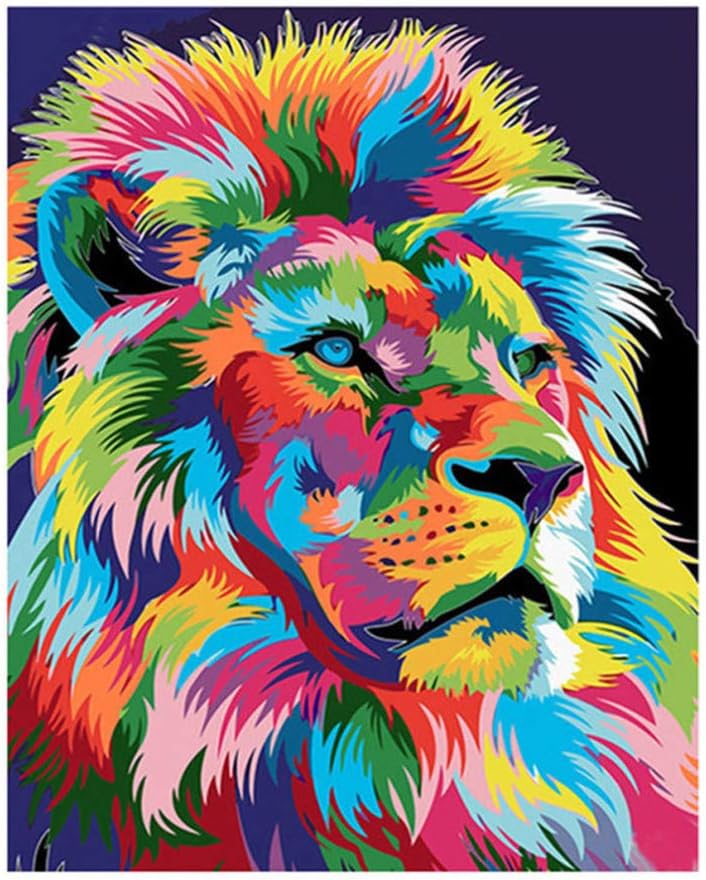 Amazon.de: FDDPT Malen nach Zahlen DIY Erwachsene für Kinder Farbiger