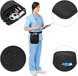 QWORK Nurse Waist Bag Pouch Organizer Medical Supplies Scissors Bandage Black view 4