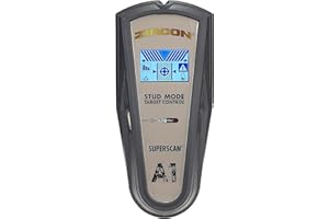 Zircon SuperScan A1 Advanced Stud Finder with Target Control and StudScan Mode