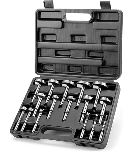 Jeu De 7 Mèches Forstner Silverline - Diamètres 12 à 35 Mm, Revêtement Titane Pour Bois - 2
