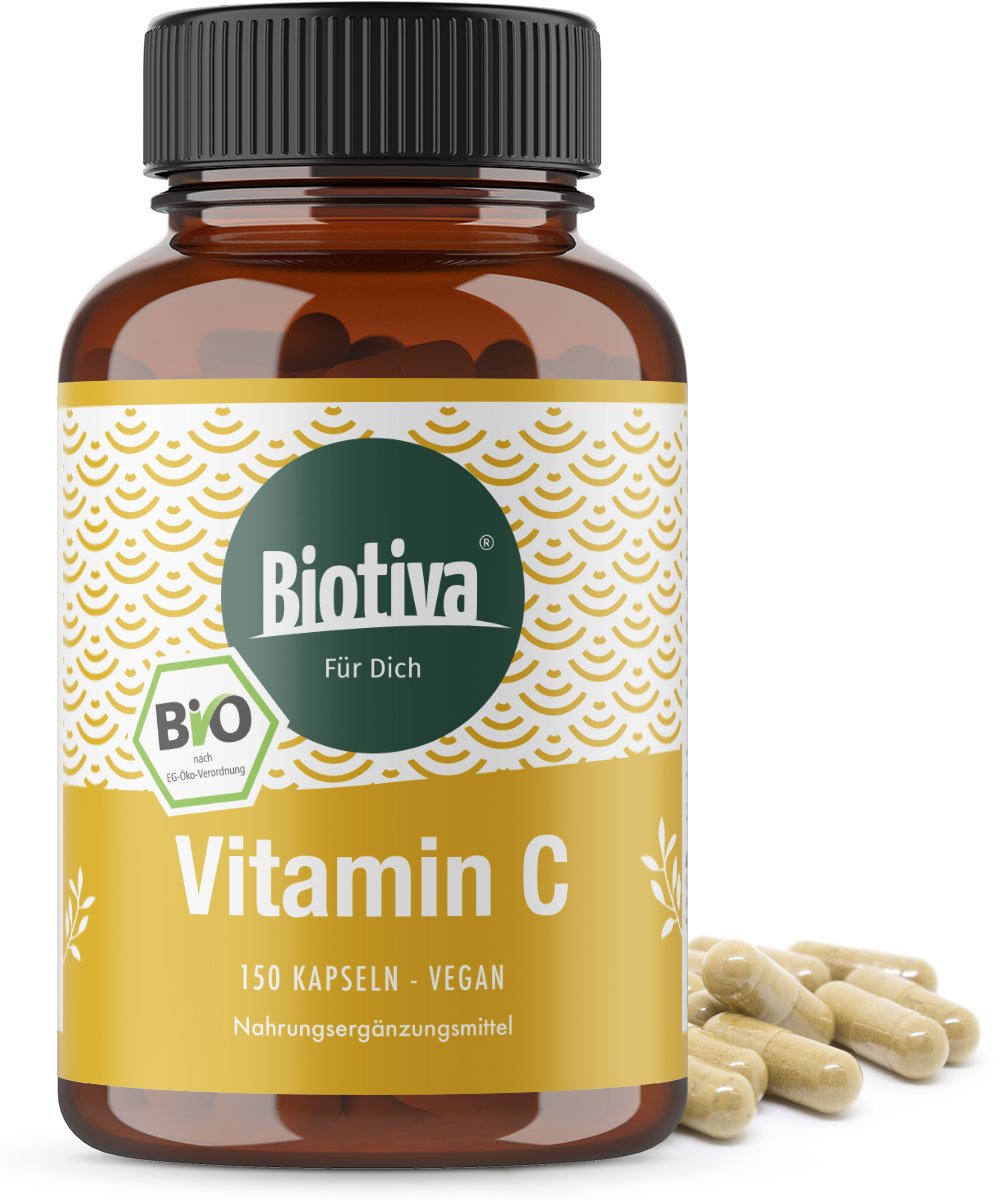 Bio Vitamin C Komplex 150 Kapseln hochdosiert 5 Monatsvorrat