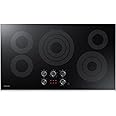 Samsung NZ36K6430RS/AA 36" Smart, Stainless Steel Electric Cooktop