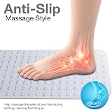MOONLIGHT20015 Shower Bath Mat Non Slip Anti Mould PVC 70x38cm Clear view 4