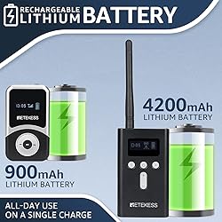 Retekess T130S Whisper Tour Guide System, Assisted