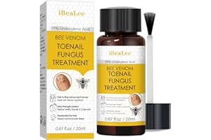 AIMERY Bee Venom Antifungal Solution Extra Strength - For Fungus on Toenails and Fingernails, Repairing Yellow & Ingrown Nails, Foot Care Treatment