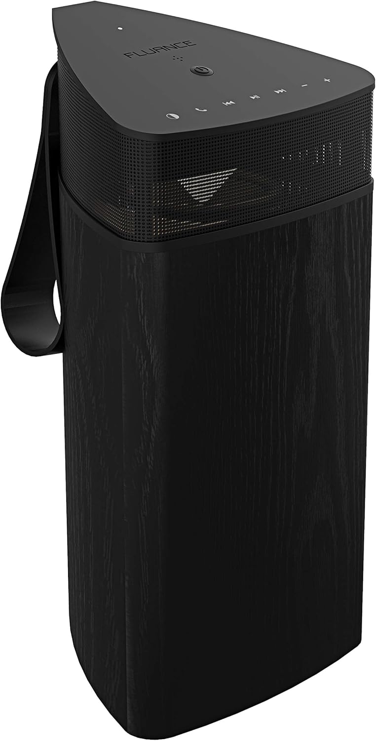 Fluance Fi20 High Performance Portable Wireless 360 Degree Speaker with