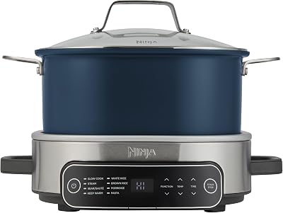 Ninja Foodi PossibleCooker 6L Slow Cooker Rice Cooker 8-in-1 Midnight Blue