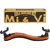 Classic Viola Shoulder Rest for 15&rdquo;-17&rdquo; Viola (Full Size) with Adjustable Height | Collapsible | Real Maple Wood | Excellent Support Grip - By MIVI Music