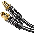 KabelDirekt – 10 feet – Optical Digital Audio Cable (TOSLINK Cord, Fiber Optic, Male to Male, Home Theater, Gold Plated, S/PD