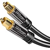 KabelDirekt – 10 feet – Optical Digital Audio Cable (TOSLINK Cord, Fiber Optic, Male to Male, Home Theater, Gold Plated, S/PD