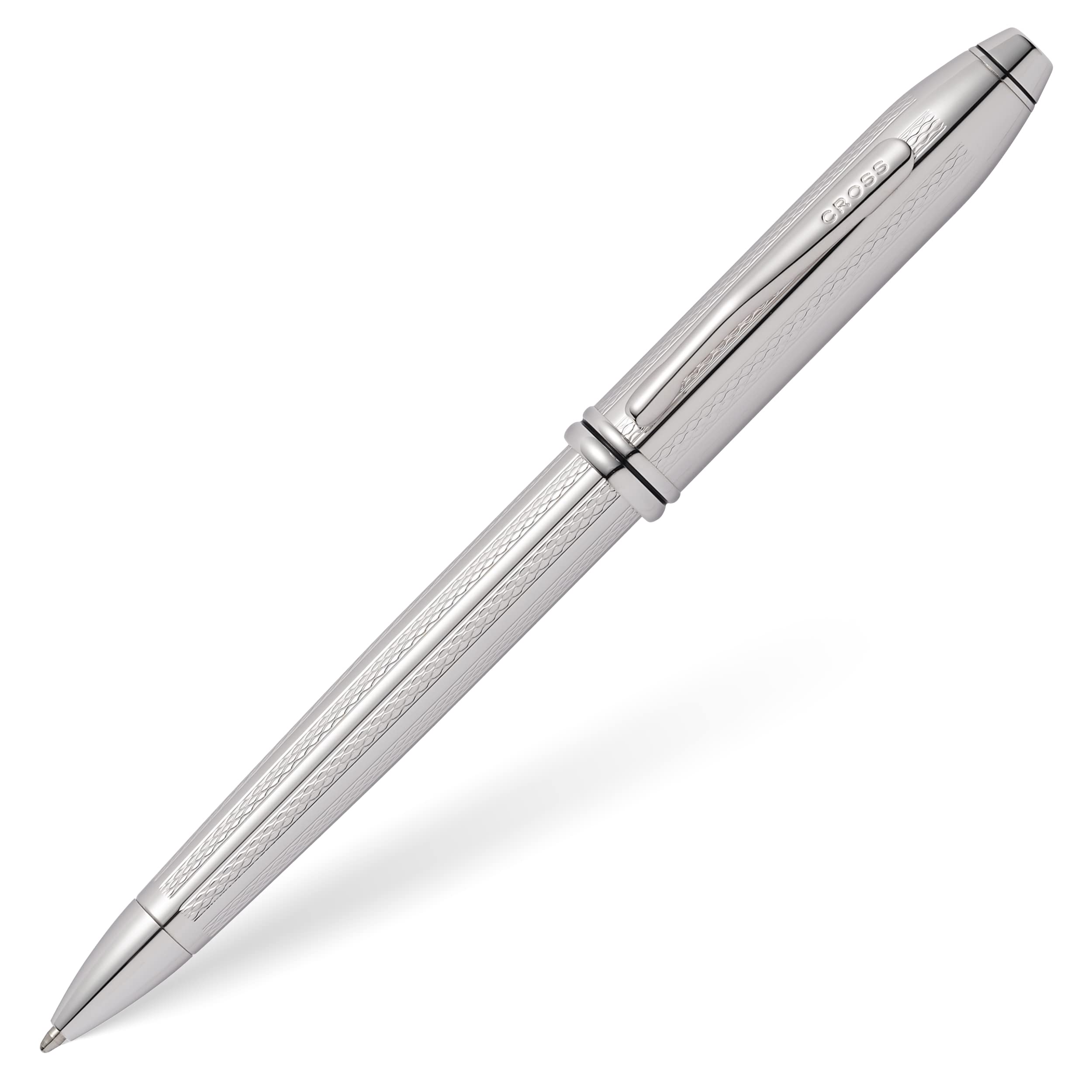 CROSS Townsend Platinum-Plated Ballpoint Pen incl. Luxury Gift Box – Refillable Medium Ballpen — image 1