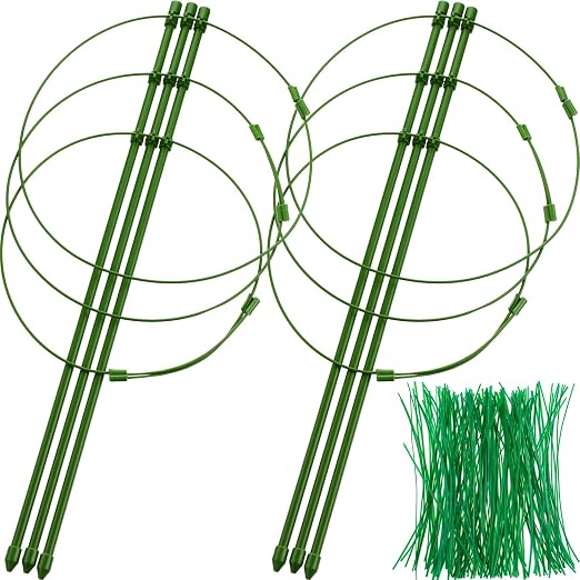 Boao 2 Juegos de Soporte de Planta Ajustable Jaula de Tomate de ...