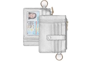 KNGITRYI Small Wallet for Women RFID Credit Card Holder for Women Slim Minimalist Front Pocket Wallet Small Credit Card Wallet with Id Window