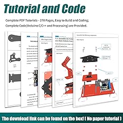 Adeept 5DOF Robotic Arm Kit Compatible with Arduino