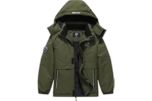 BYLESIN Kid's Waterproof Ski Jacket Warm Winter Coat Boys Snowboarding Jackets Outdoor