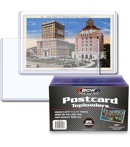 バージル　ポストカード Amazon.com: BCW Postcard Top Load Holder - Pack of 25 | Toploaders