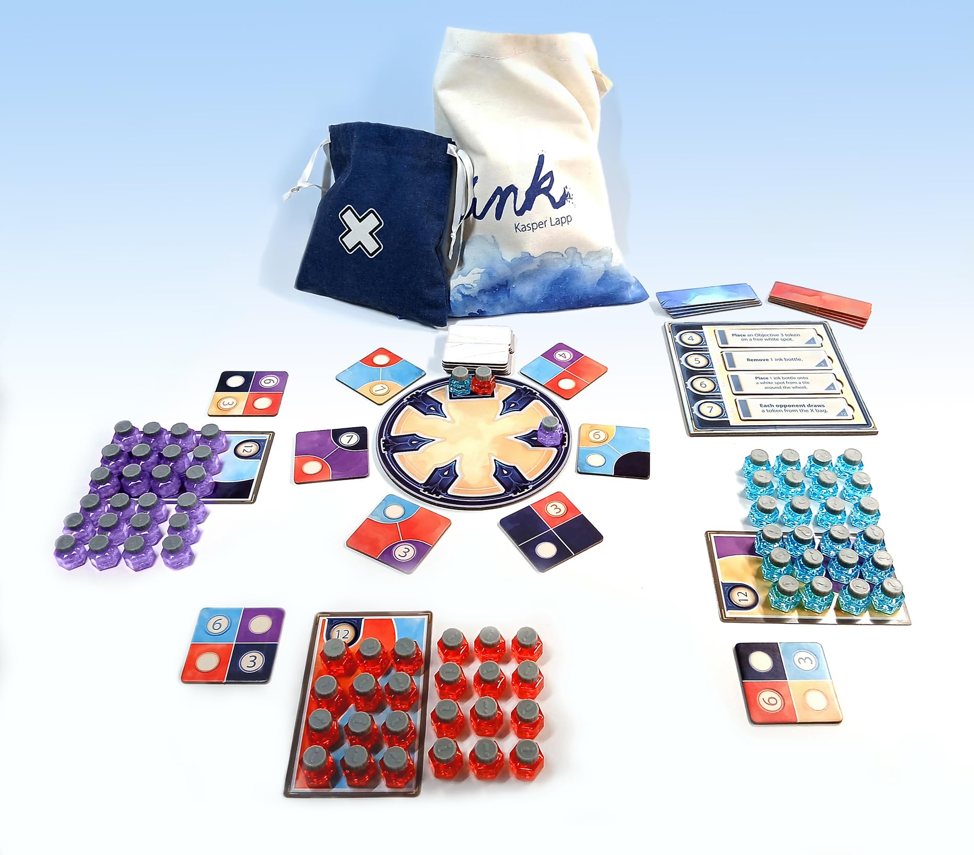 Asmodee, Ink, Final Score Games, Strategisches und künstlerisches Familienspiel, 1 bis 4 Spieler, ab 8+ Jahren, 30 bis 45 Min, Deutsche Version 2