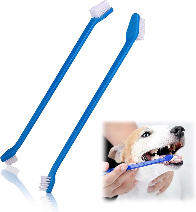 self brushing dog toothbrush