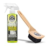 Chemical Guys Sprayable Citrus Fabric Clean Carpet & Upholstery Cleaner (Car Carpets, Seats & Floor Mats), 16 fl oz, Citrus Scent + Induro 7 Heavy Duty Nifty Interior Brush - HOL463
