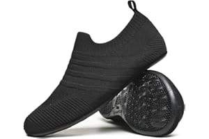 QZKDM Lightweight Slip on Grip Indoor House Slippers Barefoot Non Slip Home Exercise Yoga Shoes for Men Women