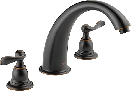 Delta Faucet Windemere 2 Handle Widespread Roman Tub Faucet Trim