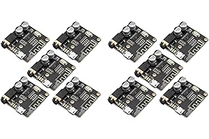 ZEYUXXRUR 10pcs Bluetooth Audio Receiver Board BT 5.0 Stereo Audio Amplifier 3.7-5V DIY Car Speaker Amplifier