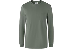 Ubon FR Shirts for Men Welding Shirt Flame Resistant Long Sleeve Work Shirts 7.5 Oz FR Clothing