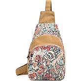 Black Butterfly Premium Canvas Chest Bag, Crossbody Shoulder Bag, Chest Pack for Fashion and Small