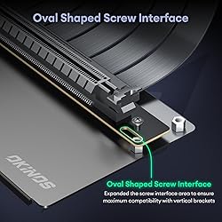 Okinos, PCI-E 4.0 Riser Cable, Compatible with