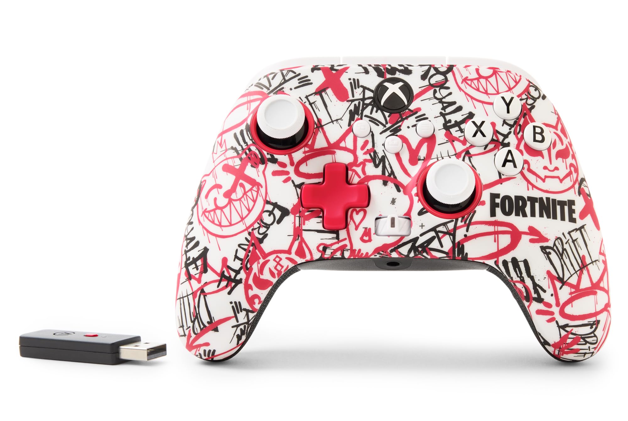 PowerA Wireless Controller for Xbox Series X|S - Fortnite SE, bonus virtual item included, hall effect thumbsticks, low latency wireless, Officially Licensed - for Xbox Series X|S and works on Xbox One and Windows 10/11, Bonus Virtual Item Included