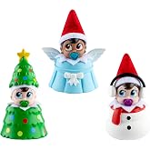 The Elf on the Shelf Frost Pips Mini Blooms Elf Baby Costume Set | Official snowman, Christmas tree &amp; angel, ages 3+, baby Elf doll not included